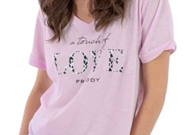 Μπλούζα Κοντομάνικη Freddy Με Τύπωμα Animal Print S0WSLT4-P29 Γυναικείο - Freddy - 