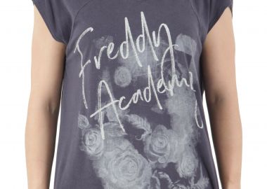 Μπλούζα Κοντομάνικη Freddy Mε Τύπωμα Και Glitter S9WACT5-B105X- Γυναικείο - Freddy - 