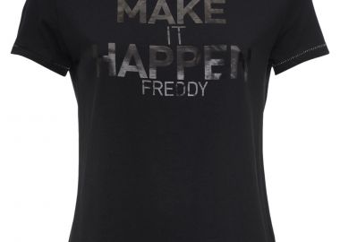 Μπλούζα Κοντομάνικη Freddy Με Τύπωμα S7WCT3-N0 Γυναικείο - Freddy - 