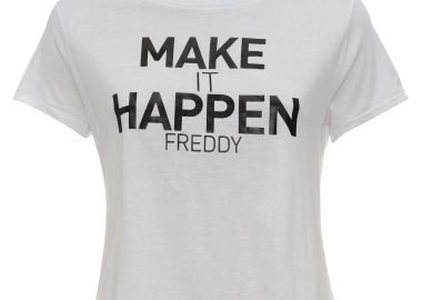 Μπλούζα Κοντομάνικη Freddy Με Τύπωμα S7WCT3-W0 Γυναικείο - Freddy - 