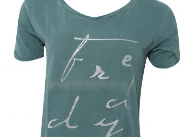 Μπλούζα Κοντομάνικη Freddy Με Τύπωμα TABLE07-V48X Γυναικείο - Freddy - 