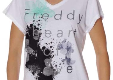 Μπλούζα Κοντομάνικη Freddy Με Τύπωμα TRIM7-W0 Γυναικείο - Freddy - 
