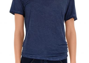 Μπλούζα Κοντομάνικη Freddy Satin-Effect Lyocell Jersey Με Κόμπο στην Πλάτη S8-TPW-WT240L03N01-B82CD0 Γυναικείο - Freddy - 