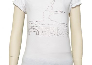 Μπλούζα Κοντομάνικη Freddy Studs Logo 34553JR-W Κορίτσι - Freddy - 