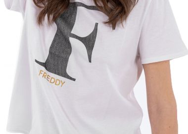 Μπλούζα Κοντομάνικη Freddy With Crystals S0WFNT3-W Γυναικείο - Freddy - 
