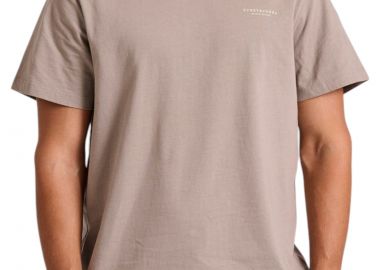 Μπλούζα Κοντομάνικη Funky Buddha Crew-Neck The Essentials FBM010-001-04-CIGAR Ανδρικό - Funky Buddha - 