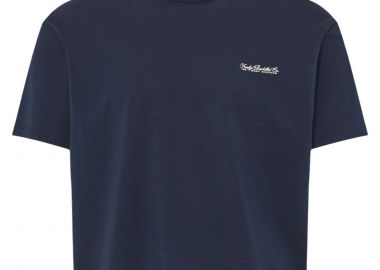 Μπλούζα Κοντομάνικη Funky Buddha Μονόχρωμη FBM013-001-04-NAVY Ανδρικό - Funky Buddha - 