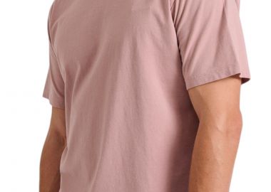Μπλούζα Κοντομάνικη Funky Buddha Relaxed Fit Dyed FBM010-025-04-DIRTY PINK Ανδρικό - Funky Buddha - 