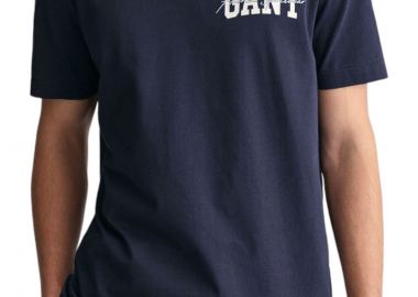 Μπλούζα Κοντομάνικη Gant Logo 2033016-433-EVENING BLUE Ανδρικό - Gant - 