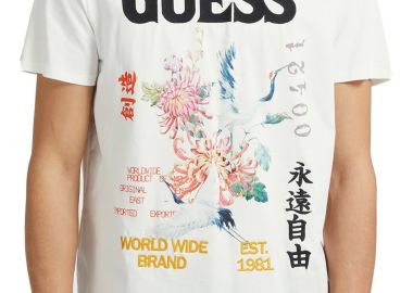 Μπλούζα Κοντομάνικη Guess Tokyo Collage M3GI76KBDL0-G018 Ανδρικό - Guess - 