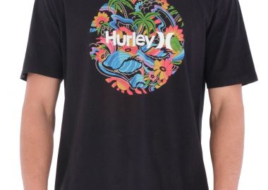 Μπλούζα Κοντομάνικη Hurley Evd Wash Paradise Trip MTS0029930-H010 Ανδρικό - Hurley - 