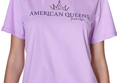 Μπλούζα Κοντομάνικη Kendal + Kylie Queen Logo Square KKW3611641-LILAC Γυναικείο - Kendal + Kylie - 