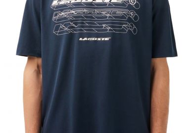 Μπλούζα Κοντομάνικη Lacoste Front Print 3TH5529-LKXE KAKI LAVE Ανδρικό - Lacoste - 