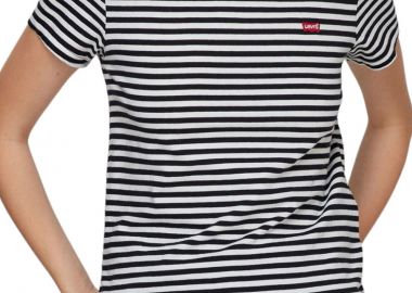 Μπλούζα Κοντομάνικη Levi's Perfect Ριγέ 391850087-87 Γυναικείο - Levi's - 