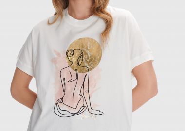 Μπλούζα κοντομάνικη με στάμπα - 5206634930989 -  - 