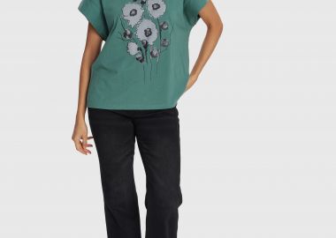 Μπλούζα κοντομάνικη με στάμπα - 5206634979353 -  - 