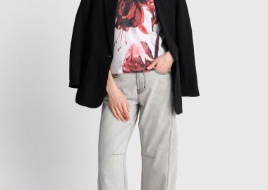 Μπλούζα κοντομάνικη με τύπωμα - 5206179115230 -  - 