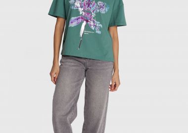 Μπλούζα κοντομάνικη με τύπωμα - 5206634979292 -  - 