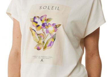 Μπλούζα Κοντομάνικη Mexx Aquarel Flower MF007806551W-Off White Γυναικείο - Mexx - 