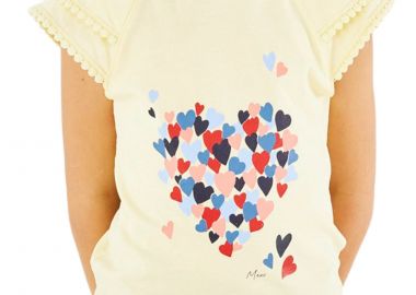 Μπλούζα Κοντομάνικη Mexx Artwork TU2158023G-Yellow Κορίτσι - Mexx - 