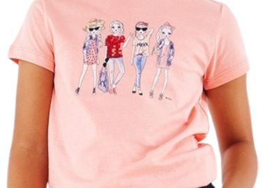 Μπλούζα Κοντομάνικη Mexx Artwork TU2197023G-Pink Κορίτσι - Mexx - 