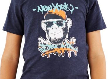 Μπλούζα Κοντομάνικη Mexx Artwork ZN2185023B-Navy Αγόρι - Mexx - 