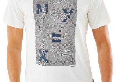 Μπλούζα Κοντομάνικη Mexx Chest Print TU21111023M-Off White Ανδρικό - Mexx - 