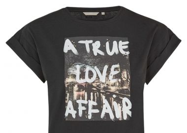 Μπλούζα Κοντομάνικη Mexx Loose Fit ZN2120016W-Black Γυναικείο - Mexx - 