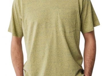 Μπλούζα Κοντομάνικη Mexx Nep yarn t-shirt with chest pocket MF007806641M-Lime Yellow Ανδρικό - Mexx - 