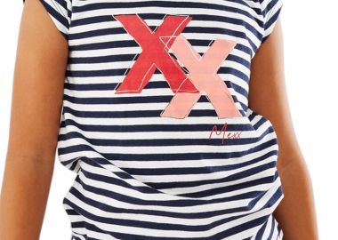 Μπλούζα Κοντομάνικη Mexx Striped Artwork ZN2160023G-Navy Κορίτσι - Mexx - 