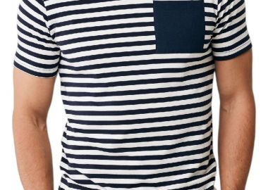 Μπλούζα Κοντομάνικη Mexx Striped t-shirt with chest pocket MF007805341M-Off White Ανδρικό - Mexx - 