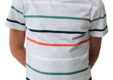 Μπλούζα Κοντομάνικη Mexx Striped TU2163033-01B-Grey Melee Αγόρι - Mexx - 