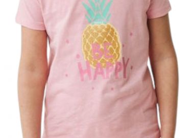 Μπλούζα Κοντομάνικη Mexx With Artwork TU21110033GM-Fresh Pink Κορίτσι - Mexx - 