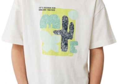Μπλούζα Κοντομάνικη Mexx With Print MF007805441B-Off White Αγόρι - Mexx - 