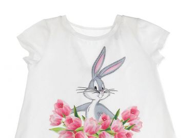 Μπλούζα Κοντομάνικη Monnalisa Svasata Tulipani 195612SJ 5000-0099 Κορίτσι - Monnalisa - 