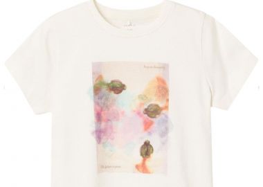 Μπλούζα Κοντομάνικη Name It Nkfbesanne 13226170-Jet Stream - Murex Shel Κορίτσι - Name It - 