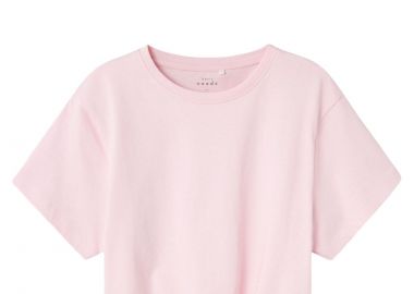 Μπλούζα Κοντομάνικη Name It Nkfvaya 13230078-Parfait Pink Κορίτσι - Name It - 