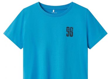 Μπλούζα Κοντομάνικη Name It Nkmherra 13226112-Swedish Blue Αγόρι - Name It - 