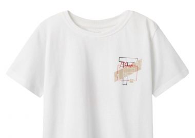 Μπλούζα Κοντομάνικη Name It Nkmvelix 13228237-Bright White-West Coast Αγόρι - Name It - 