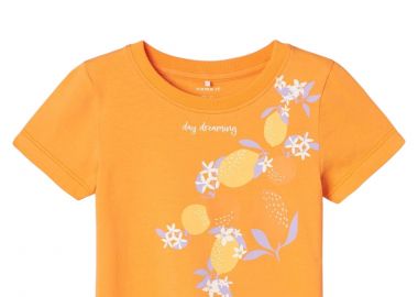 Μπλούζα Κοντομάνικη Name It Nmf Janine 13226048-Bird of Paradise Κορίτσι - Name It - 