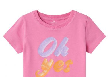 Μπλούζα Κοντομάνικη Name It Nmfhanne 13226039-Wild Orchid Κορίτσι - Name It - 