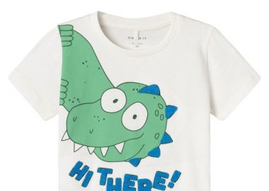 Μπλούζα Κοντομάνικη Name It Nmmhellan 13226093-Jet Stream Αγόρι - Name It - 