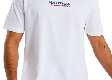 Μπλούζα Κοντομάνικη Nautica Back Print 3NCN7I01037-908 White Ανδρικό - Nautica - 