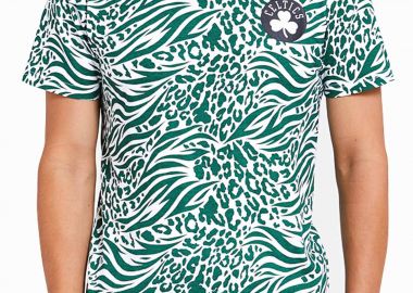 Μπλούζα Κοντομάνικη New Era Boston Celtics All Over Print 12369812-KGR Ανδρικό - New Era - 