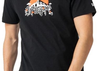 Μπλούζα Κοντομάνικη New Era Far East Graphic 12123951-BLK Ανδρικό - New Era - 