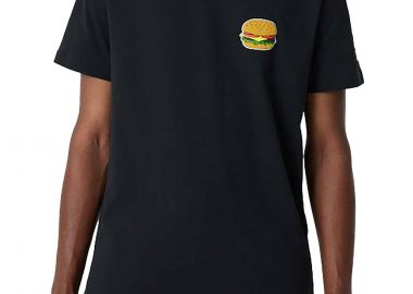 Μπλούζα Κοντομάνικη New Era Food Graphic Blkstn 60357072-001 Ανδρικό - New Era - 