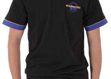Μπλούζα Κοντομάνικη New Era Golden Warriors NBA Stripe Piping 11935232-BLK Ανδρικό - New Era - 