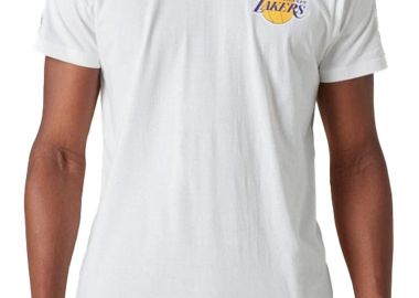 Μπλούζα Κοντομάνικη New Era LA Lakers NBA Taping 13083902-100 Ανδρικό - New Era - 