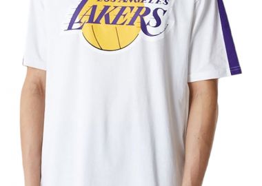 Μπλούζα Κοντομάνικη New Era NBA Colour Block Los Angeles Lakers 60416360-100 Ανδρικό - New Era - 
