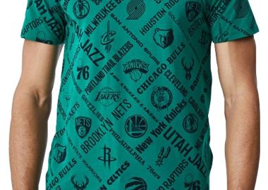 Μπλούζα Κοντομάνικη New Era NBA Logo All Teams 12195411-KGR Ανδρικό - New Era - 